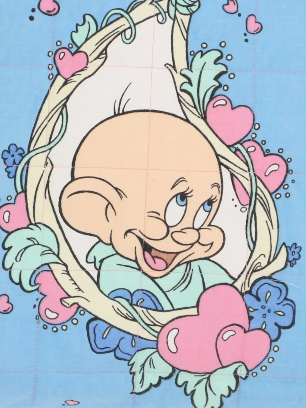 Snow White Disney Vintage Pattern Quilted Tote Bag Handmade Upcycled Princess